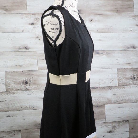 ENFOCUS* Women's Sleeveless Ballet Neck Pullover Pleated Midi Dress~ Size 8P - Picture 3 of 13